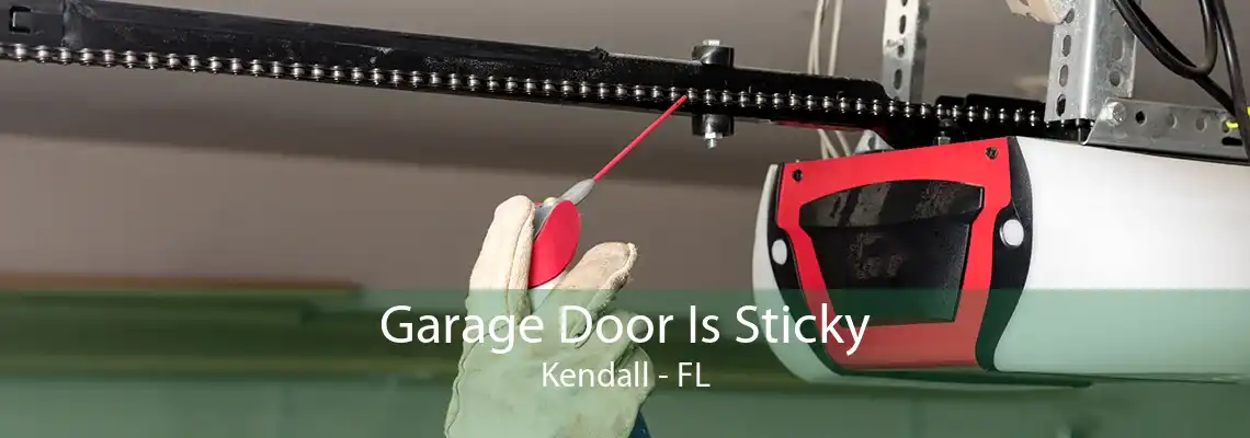 Garage Door Is Sticky Kendall - FL