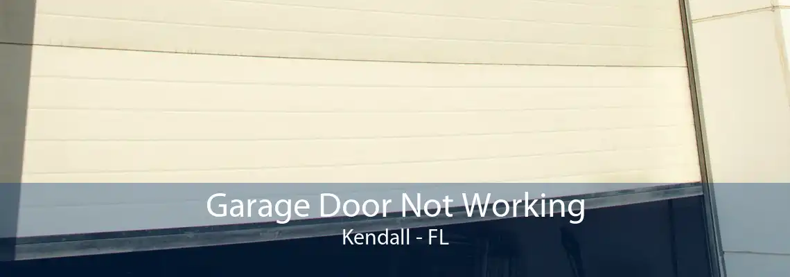 Garage Door Not Working Kendall - FL