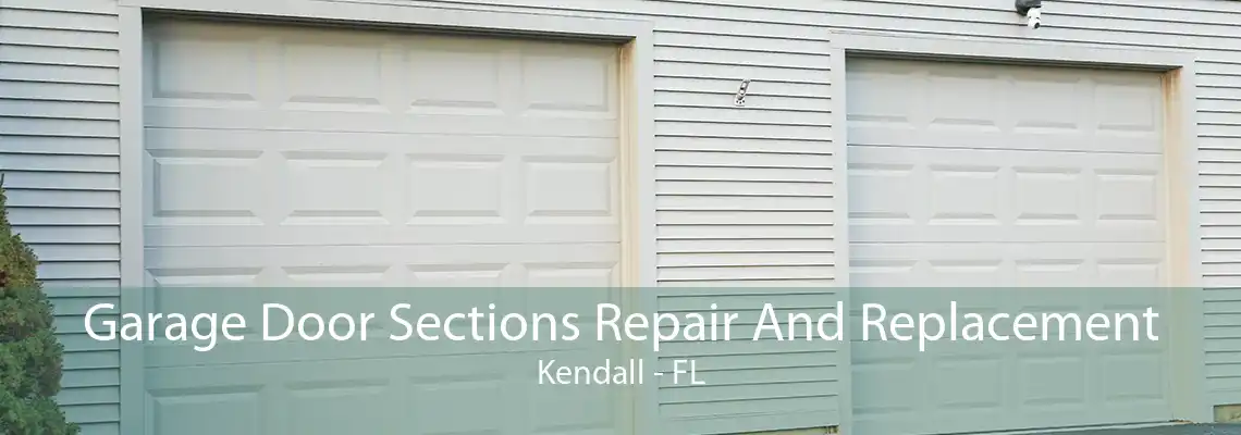 Garage Door Sections Repair And Replacement Kendall - FL